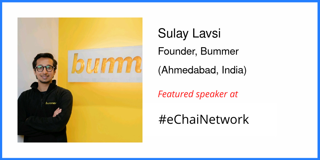 Your Chaddi Buddy! Sulay Lavsi , founder of Bummer — On a mission