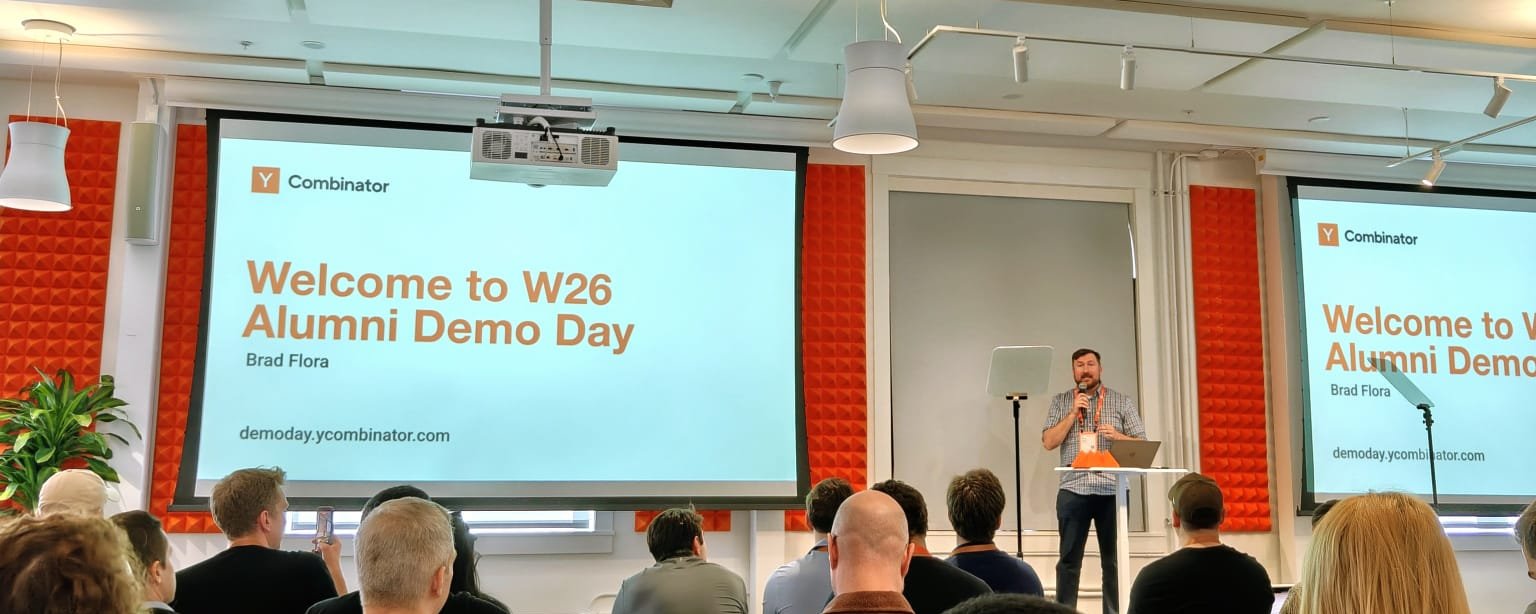 YC W26 Demo Day stage