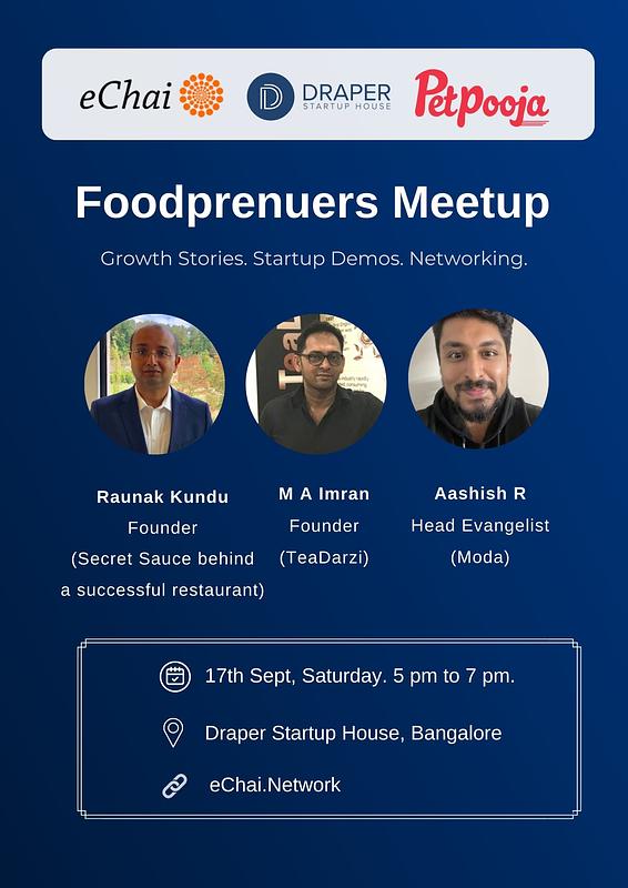 Cover for Foodpreneurs Meetup in Bangalore
