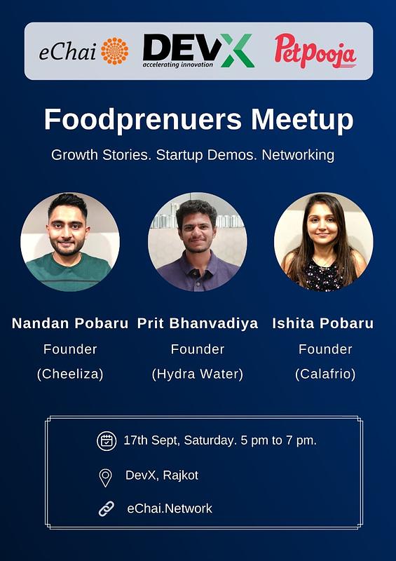 Cover for Foodpreneurs Meetup in Rajkot