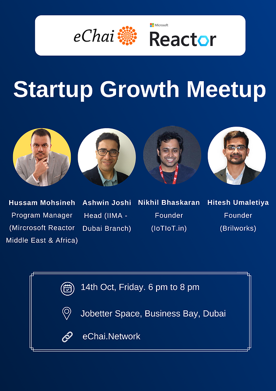 Cover for Startup Growth Networking Meetup in Dubai