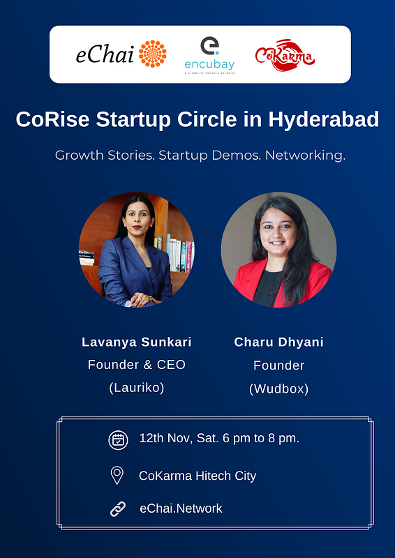 Cover for CoRise Startup Circle in Hyderabad