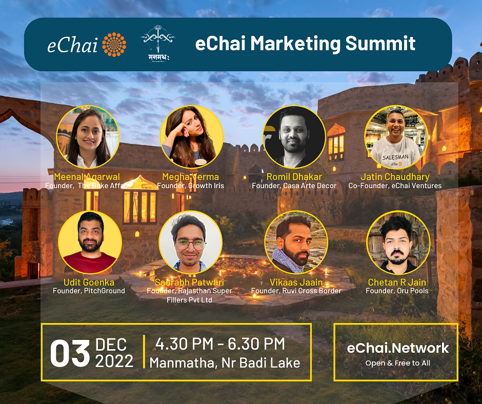 Cover for eChai Marketing Summit in Udaipur