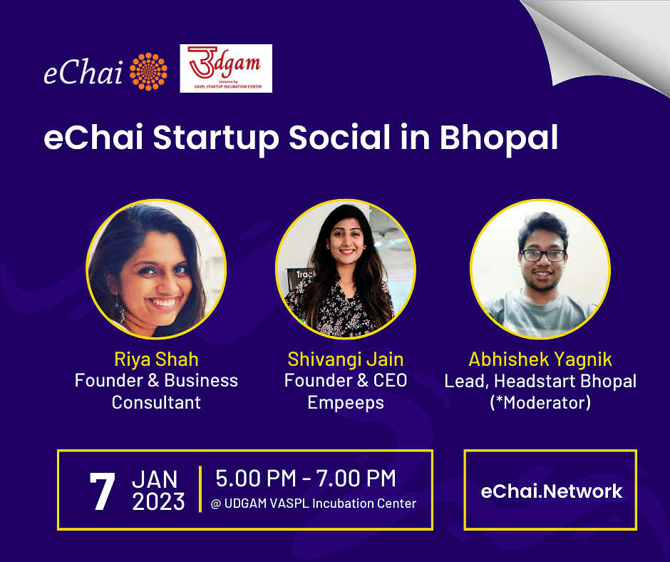 eChai Startup Social in Bhopal