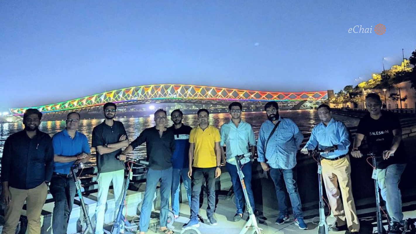 Cover for eChai Startup Social with Booz Mobility at Riverfront