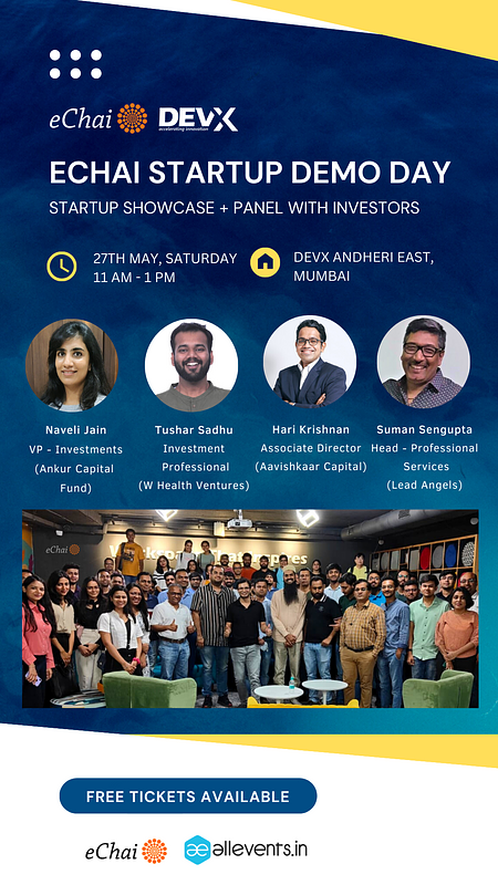 eChai Startup Demo Day in Mumbai