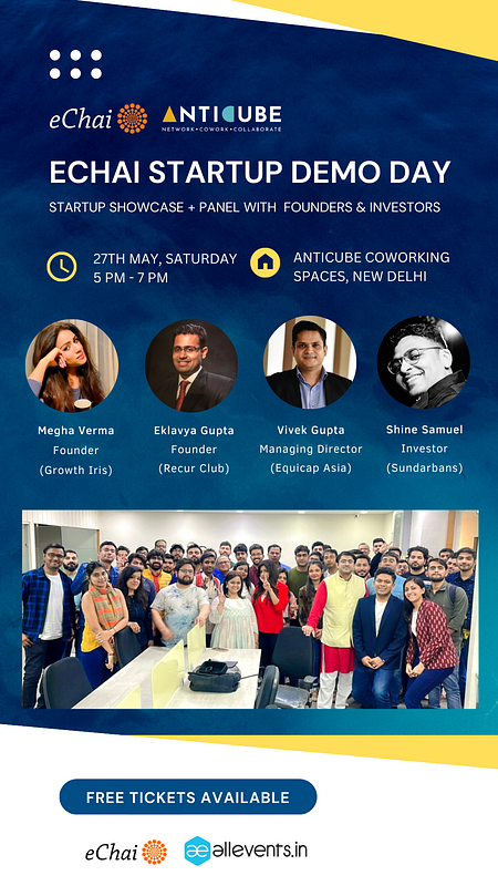 Cover for eChai Startup Demo Day in Delhi-NCR