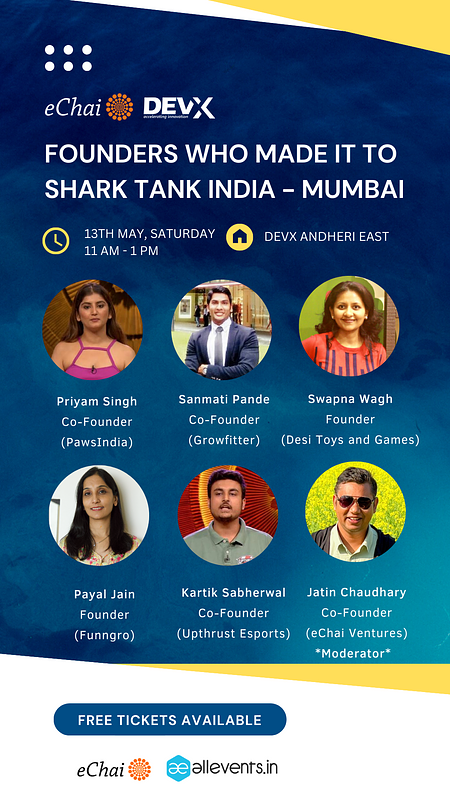 Cover for Founders who have made it to Shark Tank India - Mumbai edition