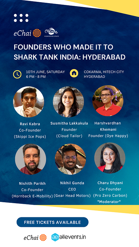 Cover for Founders who have made it to Shark Tank India: Hyderabad edition