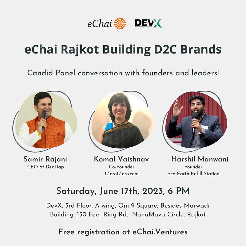 Cover for Building D2C Brands: Rajkot edition