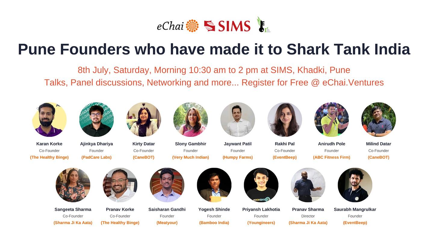 Cover for Founders who have made it to Shark Tank India: Pune edition