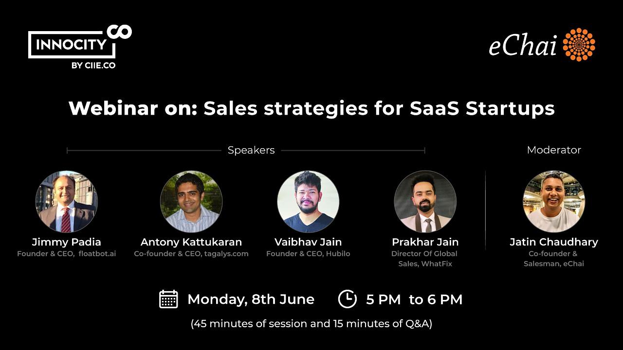 Cover for Sales Strategies for SaaS Startups