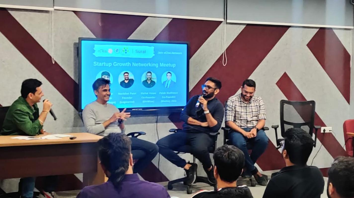 Cover for Startup Growth Networking Meetup in Surat x ASHINE SVNIT