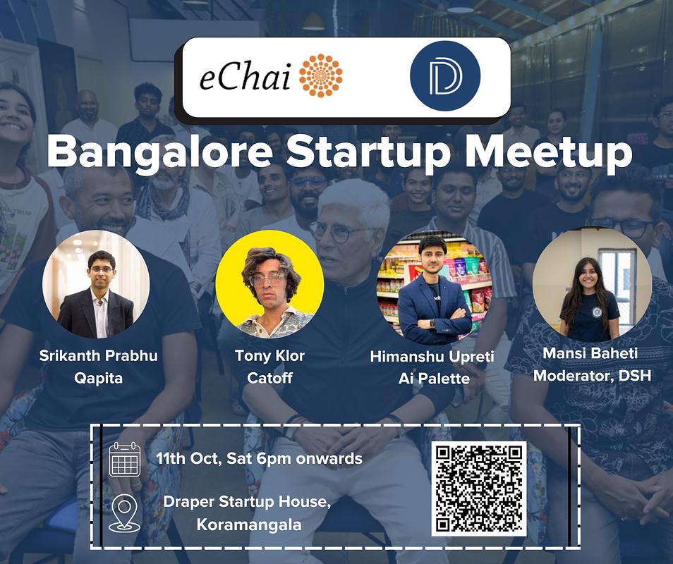 Cover for Bengaluru Startup Meetup : Koramangala Ediiton