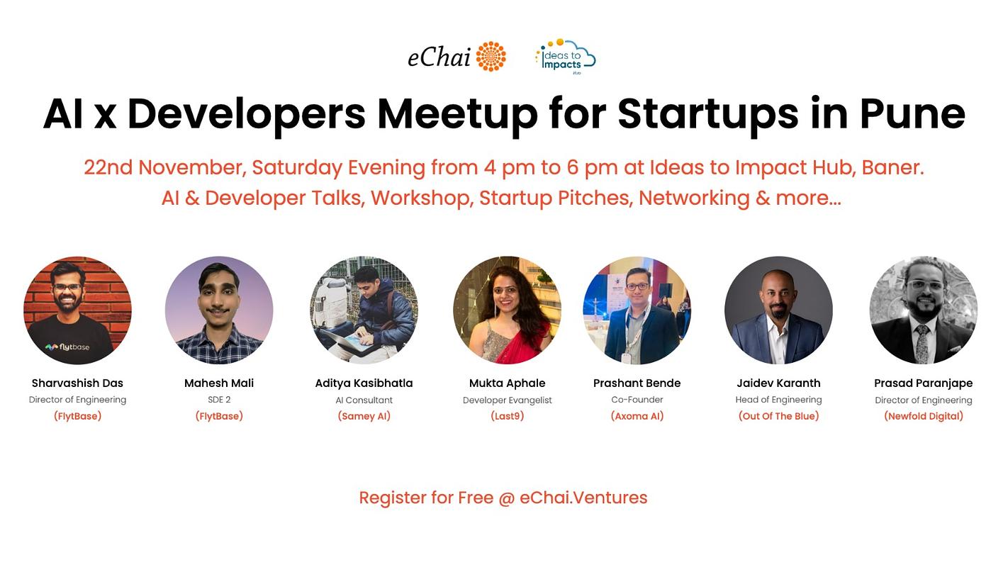 Cover for AI x Developers Meetup in Pune