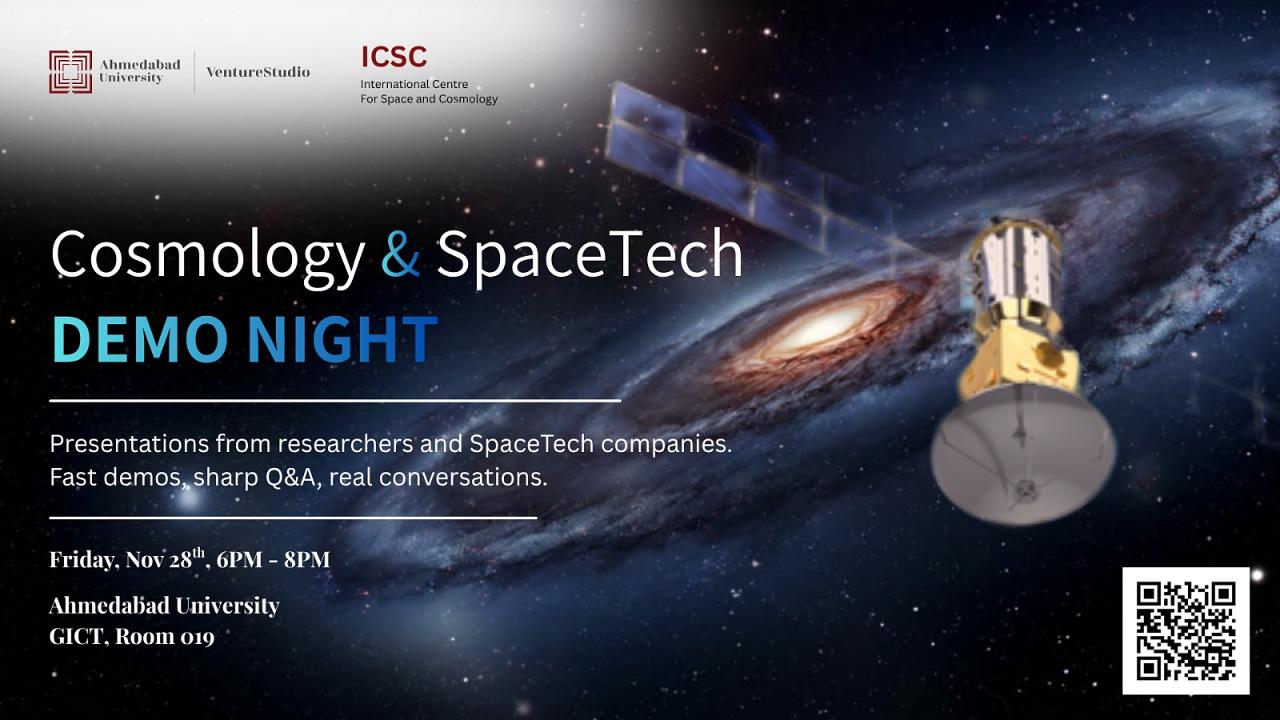 Cover for Cosmology & SpaceTech Demo Night
