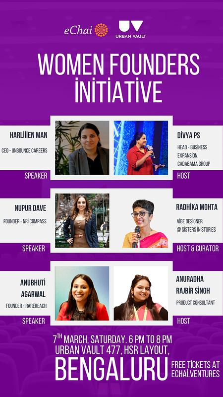 Cover for eChai Women Founders Initiative in Bengaluru: March Edition