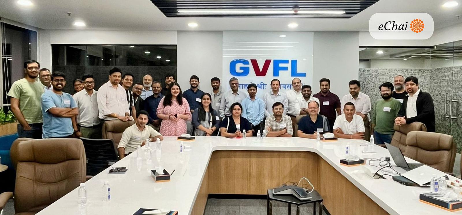 Cover for eChai's AI Social with GVFL