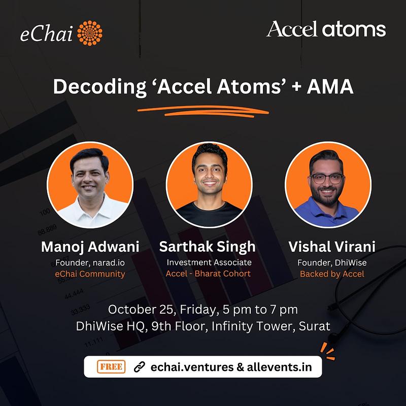 Cover for eChai with VCs ft. Accel Partners