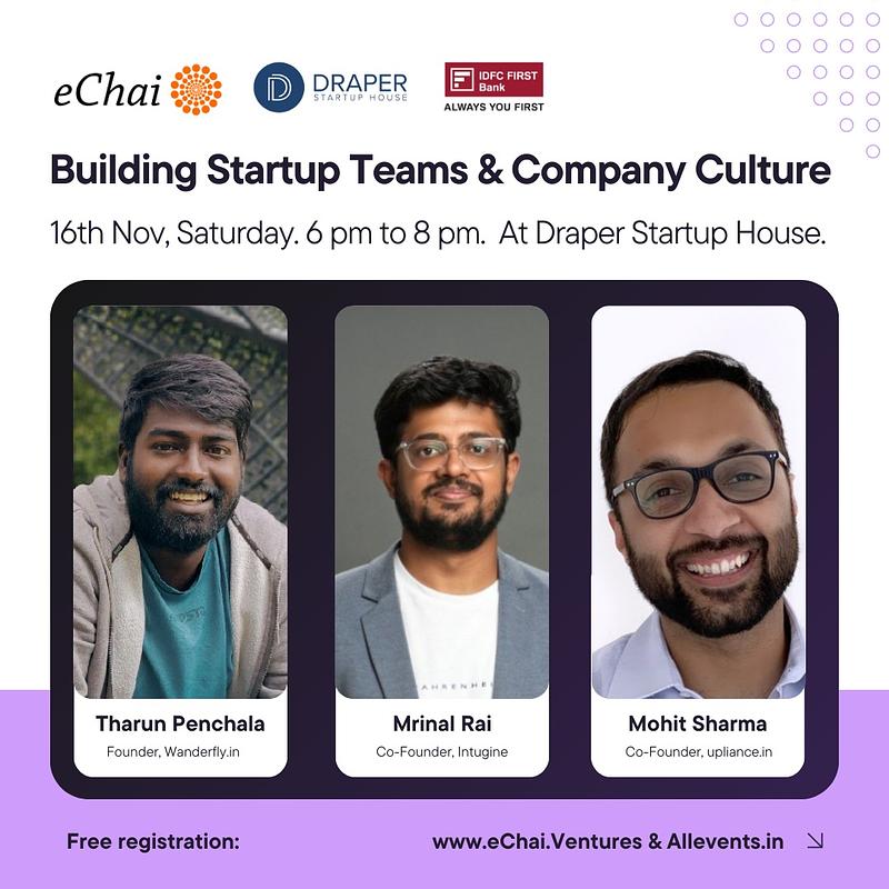 Cover for Building Startup Teams and Company Culture
