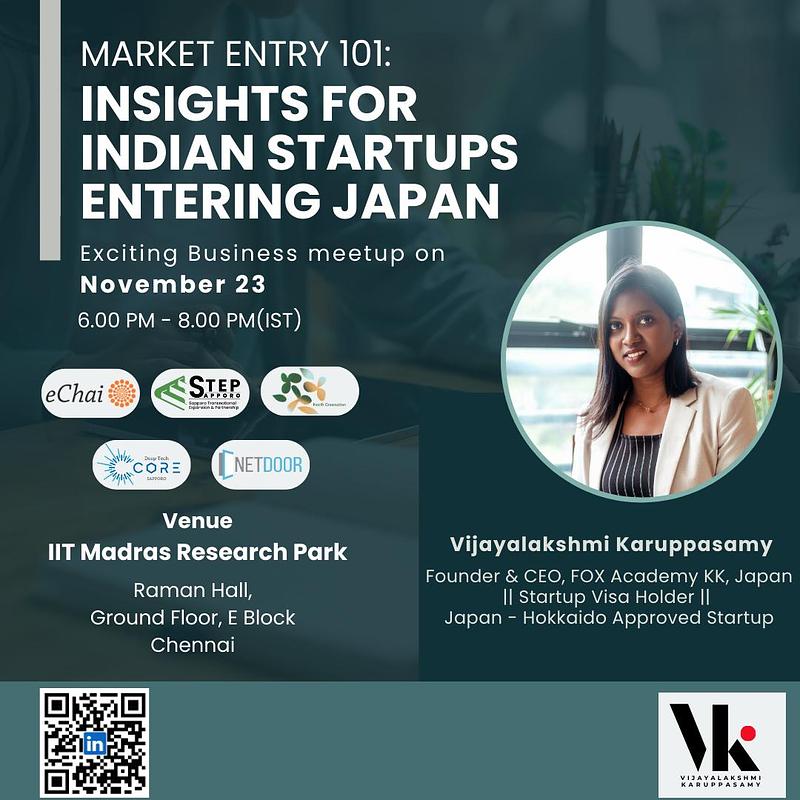 Cover for Global Market Entry 101: Insights for INDIAN Startups Entering Japan