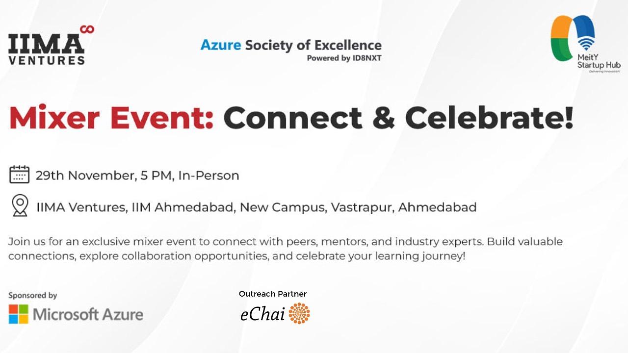 Cover for IIMA Ventures x Azure Mixer Event