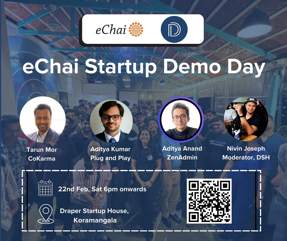 Cover for eChai Startup Demo Day in Bengaluru