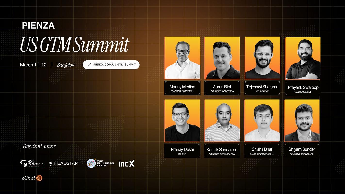 Cover for Pienza US GTM Summit 2025