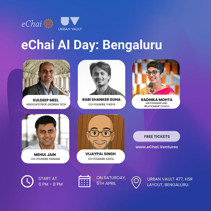 Cover for eChai AI Day in Bengaluru