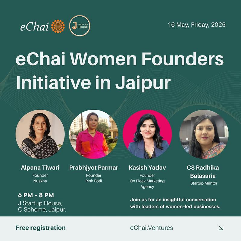 Cover for eChai Women Founders Initiative: Jaipur Edition