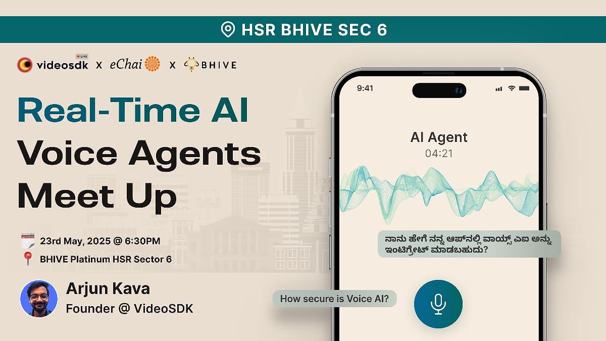 Cover for Real-Time AI Voice Agents Meetup