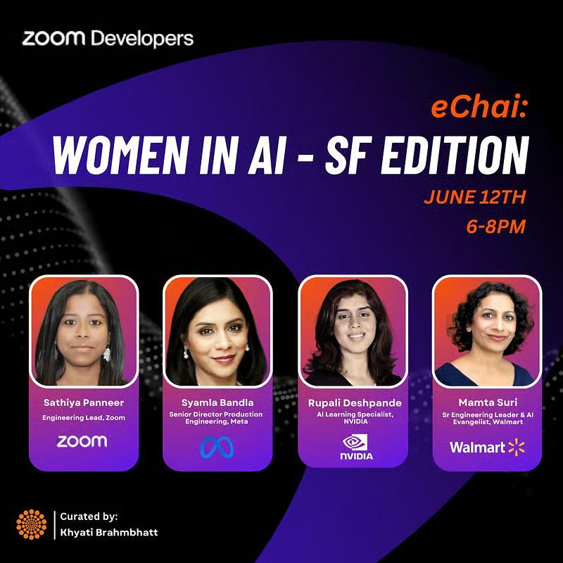 Cover for eChai: Women in AI SF Edition