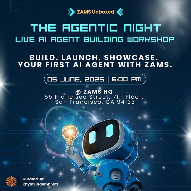 Cover for eChai: The Agentic Night - Live AI Agent Building Workshop with ZAMS