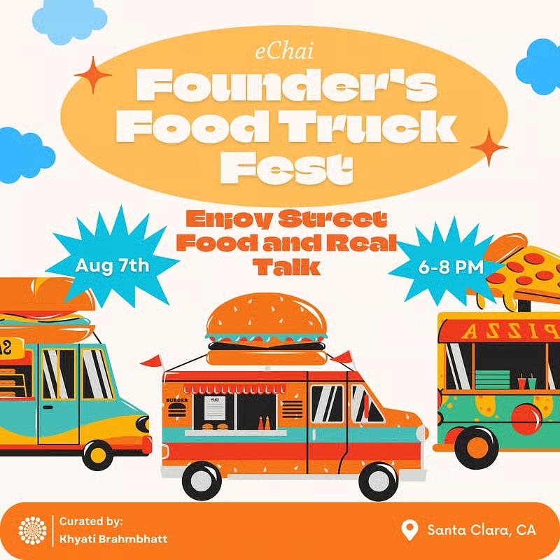 Cover for eChai: Founder’s Food Truck Fest in Bay Area