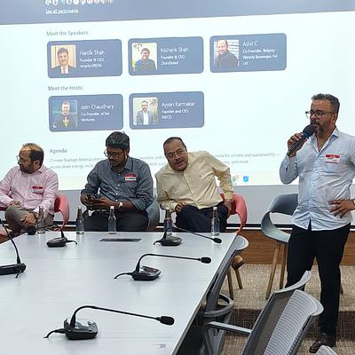 Snapshot from Climate Startups Meetup
