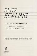 Blitzscaling cover