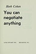 You Can Negotiate Anything cover