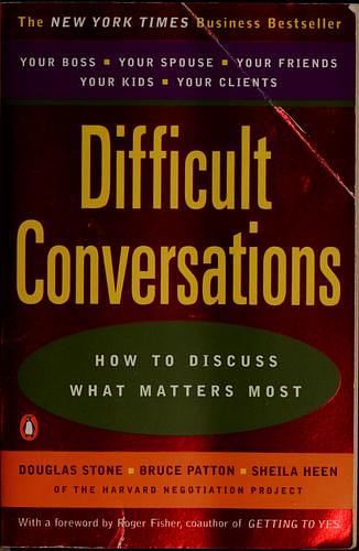 Difficult Conversations cover