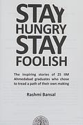 Stay Hungry Stay Foolish cover