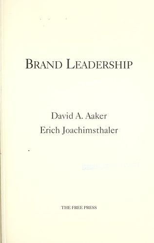 Brand Leadership cover