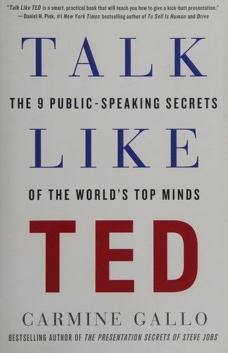 Talk Like TED cover