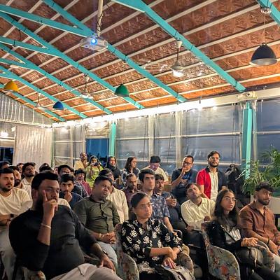 Snapshot from eChai Startup Demo Day in Bengaluru