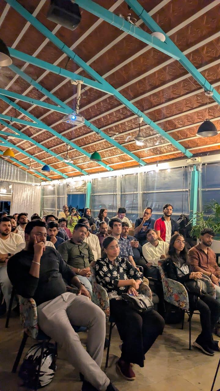 Snapshot from eChai Startup Demo Day in Bengaluru