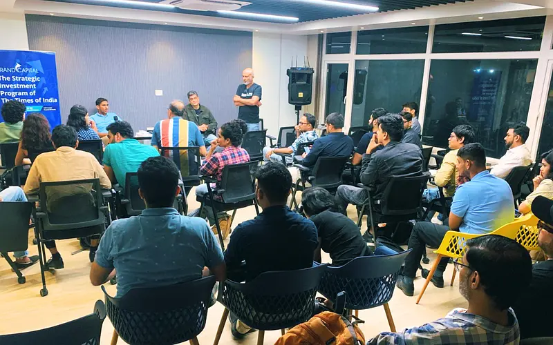eChai hosted D2C founders with Arjun Vaidya at iconic Times of India Building, Fort Mumbai