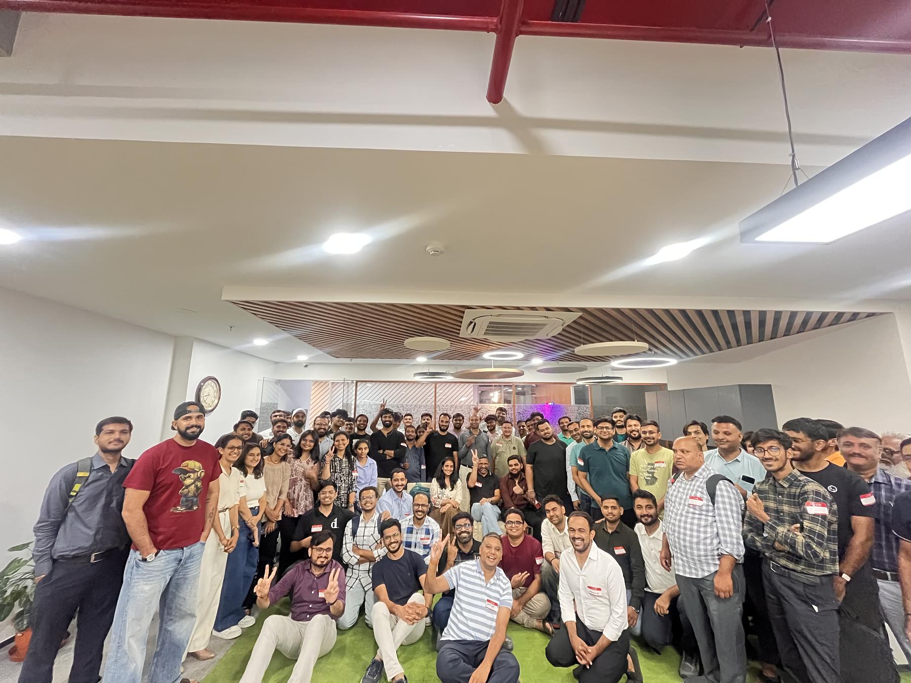 Snapshot from eChai Startup Demo Day in Ahmedabad