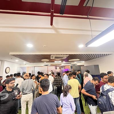 Snapshot from eChai Startup Demo Day in Ahmedabad