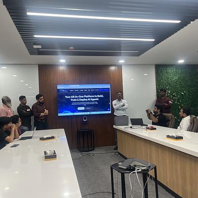 Snapshot from eChai Startup Demo Day in Ahmedabad