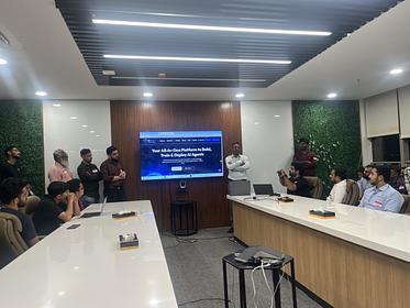 Snapshot from eChai Startup Demo Day in Ahmedabad
