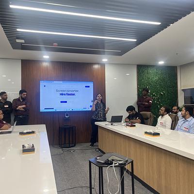 Snapshot from eChai Startup Demo Day in Ahmedabad