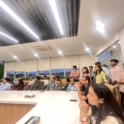 Snapshot from eChai Startup Demo Day in Ahmedabad